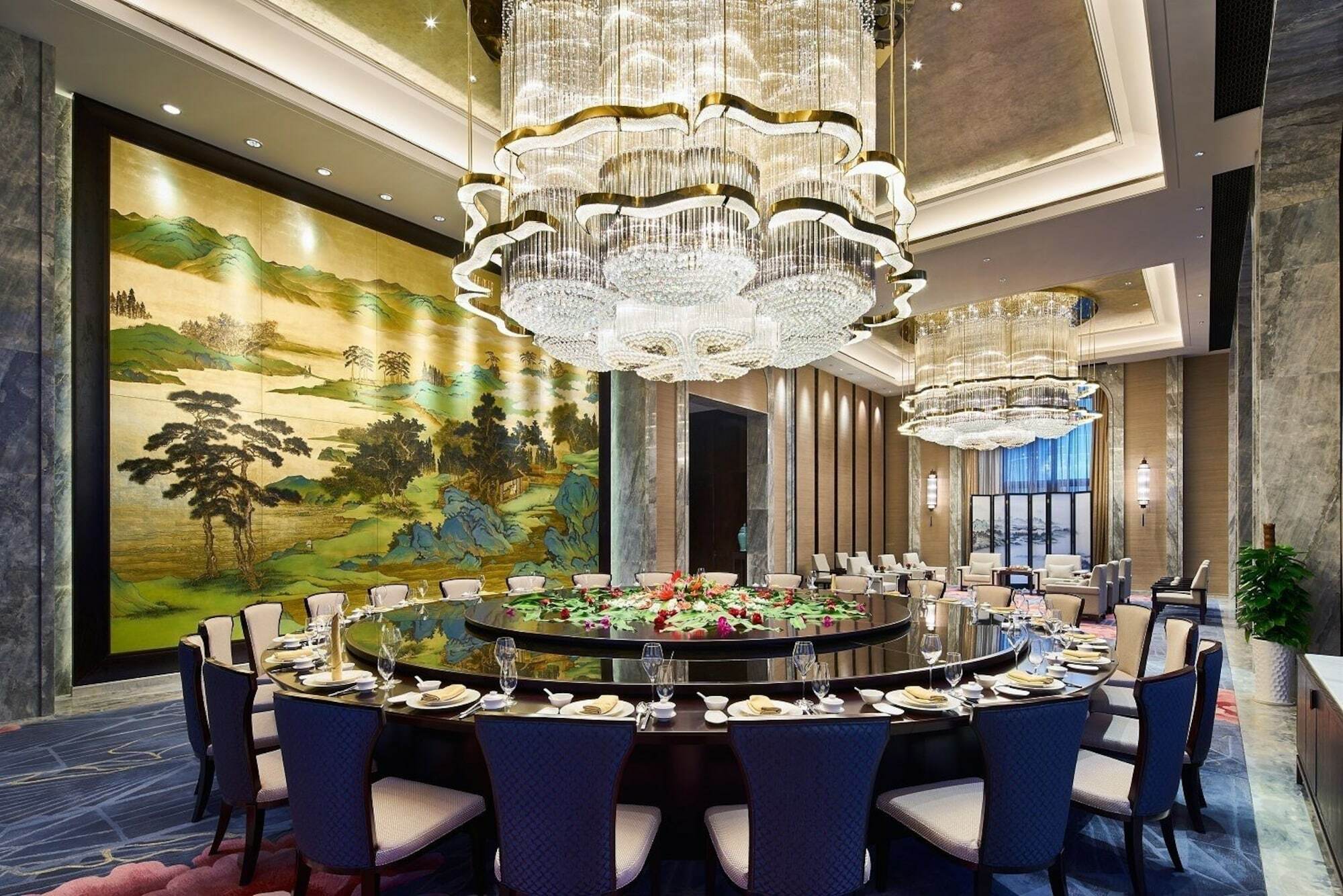 Отель Wanda Realm Qingdao Movie Metropolis Экстерьер фото