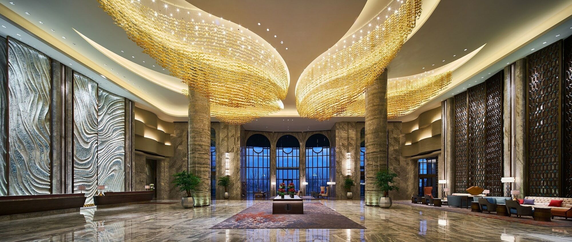 Отель Wanda Realm Qingdao Movie Metropolis Экстерьер фото